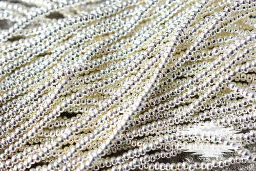 11/0 Sterling Silver Plate | Seed