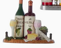 3"Noble Gems Italian Cheese Orn 3/A - Pinot Grigio + Merlot