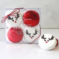 4pc Holiday Chocolate Covered Cookies - Reindeer