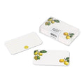 50 Piece Lemon Mini Note Cards-2x3.5"L