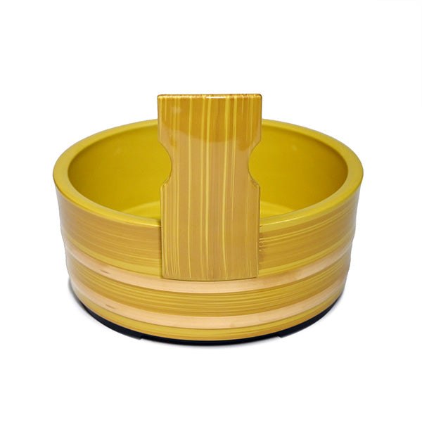 Lacquer Udon Bucket 30 oz (WO-69UNH), Handle attachment view