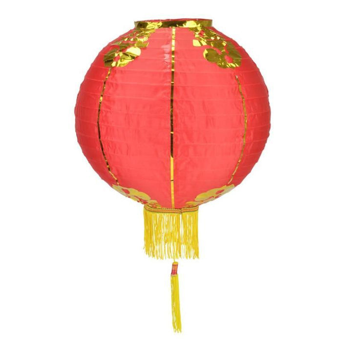 8 PACK | Red Chinese Lunar New Year Prosperity Nylon Lantern, Hanging Combo Set - PaperLanternStore.com - Paper Lanterns, Decor, Party Lights & More