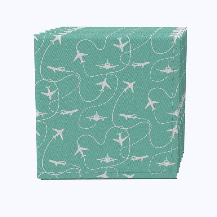 Airplane Travels Napkins
