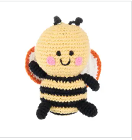 Baby Bumblebee Rattle – Garden-Themed Toy