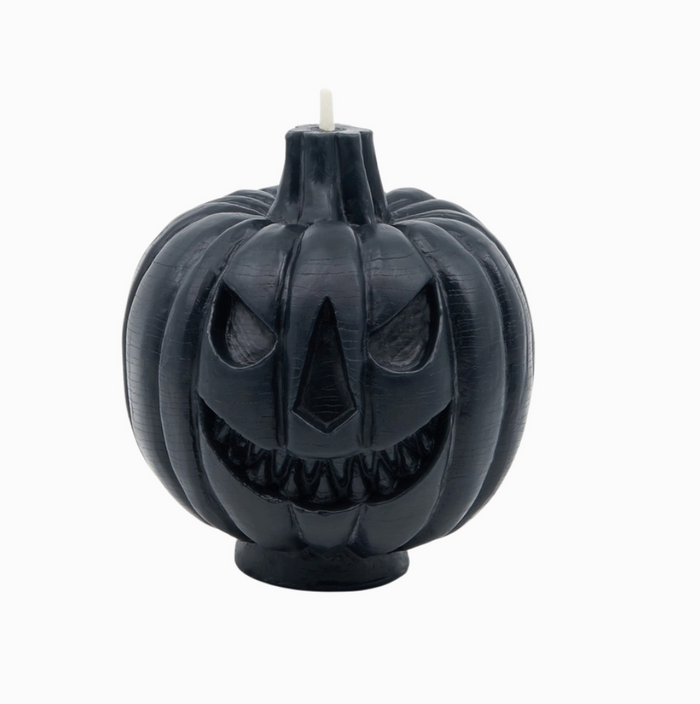 Beeswax Two-Faced Jack-O-Lanterns - Black