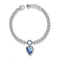 This Brighton Colormix Heart Blues Bracelet adds a colorful and romantic accent to your jewelry collection.