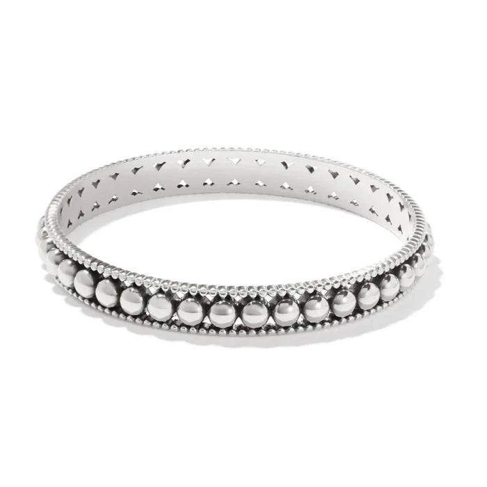 Brighton Pretty Tough Pierced Bangle featuring a stylish pierced design with a polished finish and modern bracelet silhouette.