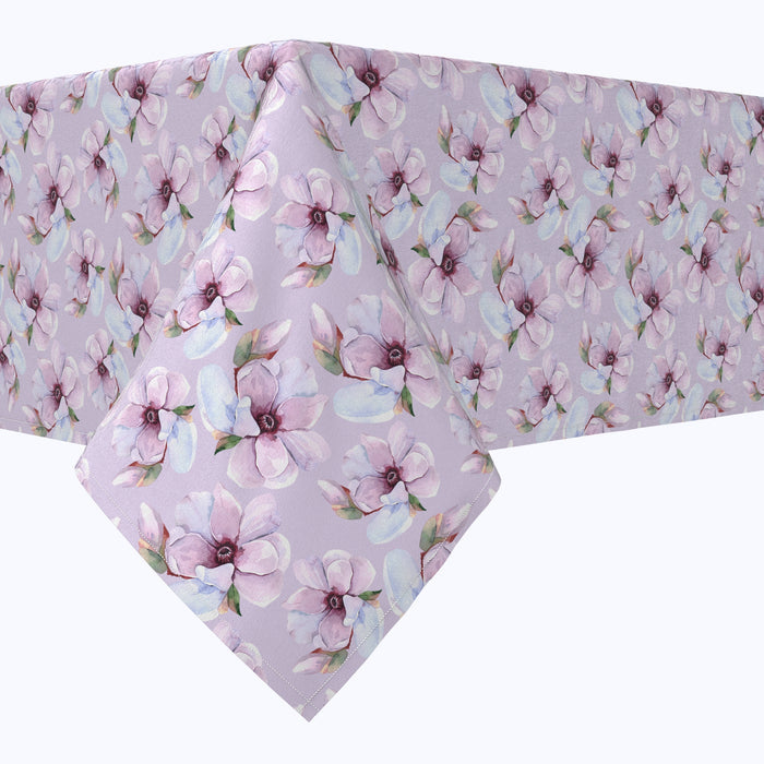 Brush Stroke Purple Flowers Tablecloths