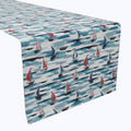Brush Stroke Sailboats Table Runners