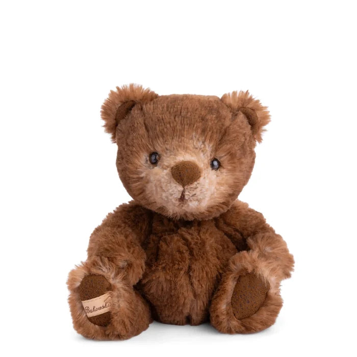 Bukowski Baby Ranger plush teddy bear front view with soft brown fur and friendly expression