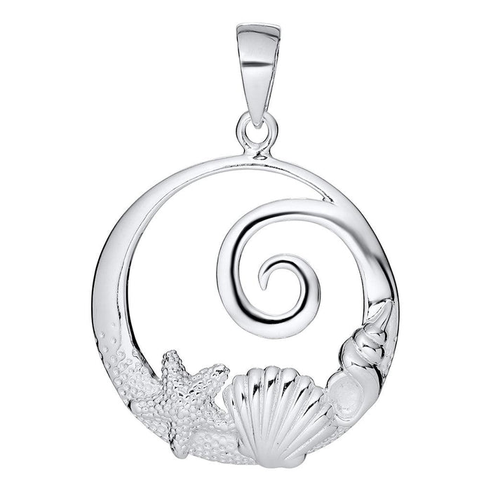 "Cape Cod : Evening Tide - Sealife Pendant Necklace -"