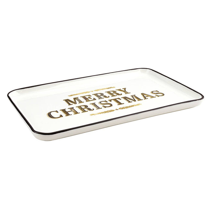 Ceramic Platter - Merry Christmas