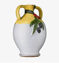Cincinnati Extra Virgin Olive Oil Ceramic by Galantino, Yellow and White