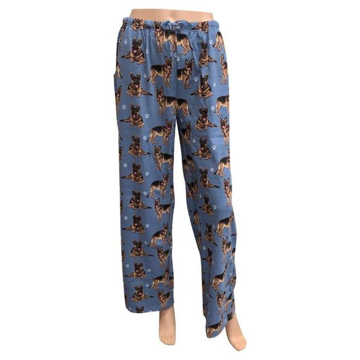 "Pet Lover Unisex Pajama Bottoms - German Shepherd -"