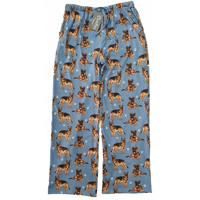 "Pet Lover Unisex Pajama Bottoms - German Shepherd -"