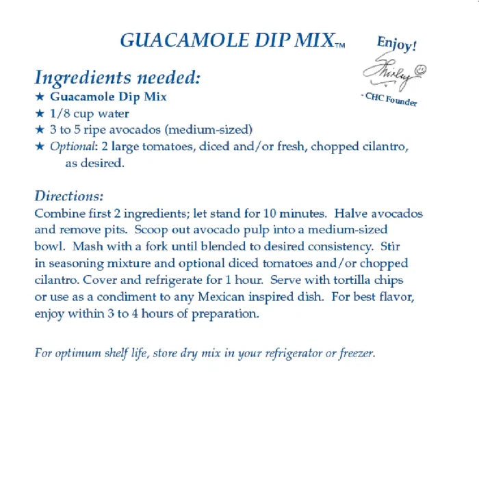 A bowl of guacamole dip mix, rich in texture and color, accompanied by fresh vegetables for dipping.