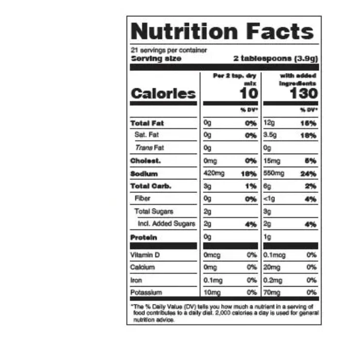 Back panel of a Country Home Creations, Inc. Sweet Cream Corn Cake mix box, showing ingredients list, directions, nutrition facts, and a barcode on a white background.