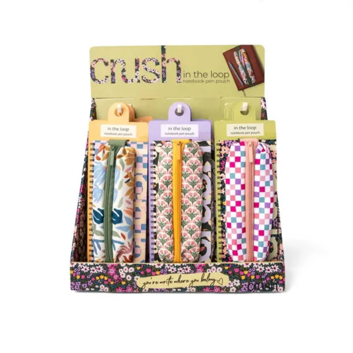 DM Merchandising Crush In the Loop notebook pen pouch for organizing pens and stationery