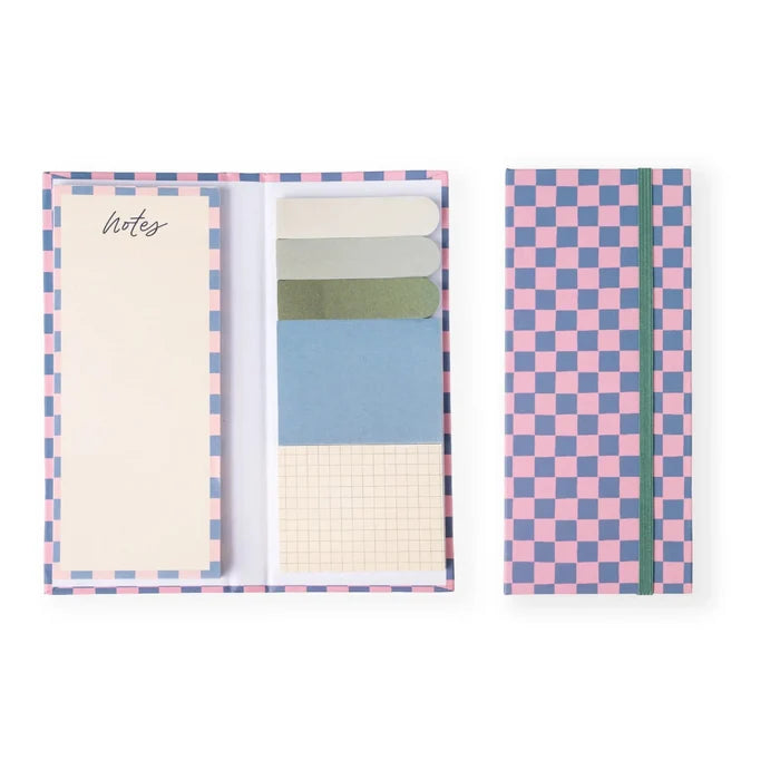 DM Merchandising Crush Stick With It adhesive notes desk set with motivational message