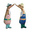 Gale and Gent Gardening duck figurines