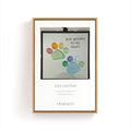 A black frame displaying a dog's paw print, symbolizing pet companionship and love.