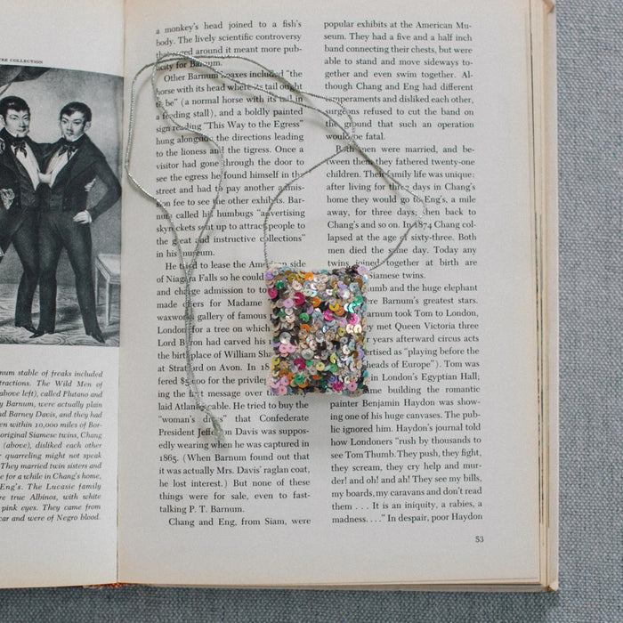 Disco Sequin Necklace