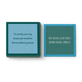 This Drinks On Me Karma Delivery Napkin features a witty karma-themed design that sparks instant conversation.