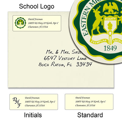 Eastern Michigan University Return Address Labels