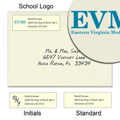 Eastern Virginia Medical School Return Address Labels