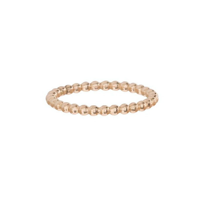 "Enewton Designer : Classic Gold 2mm Beaded Ring -"