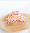 Funky Floral Claw Clip