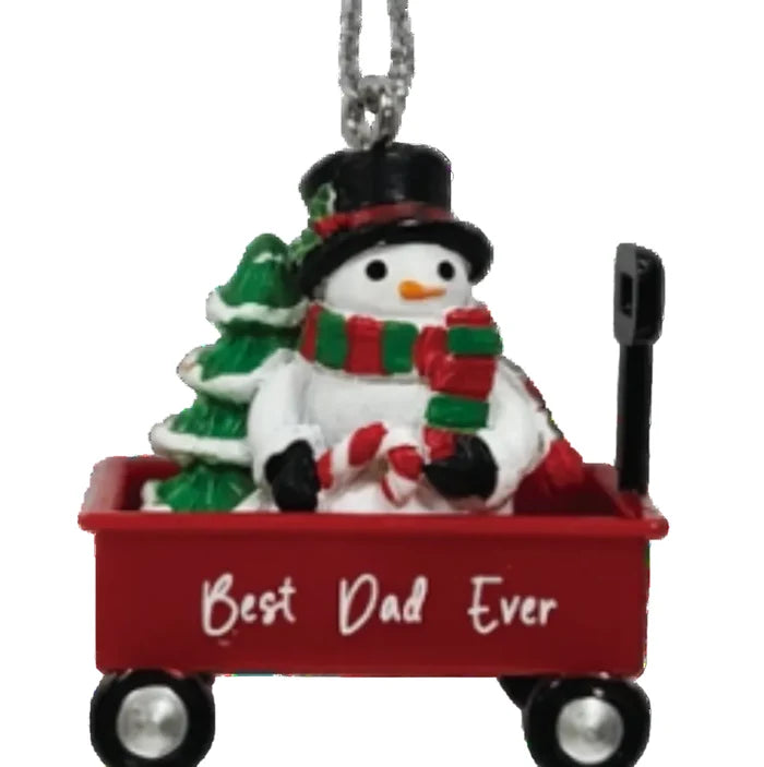 It makes a thoughtful gift from children, family, or loved ones. Enjoy this ornament year after year as a reminder of your love and appreciation.