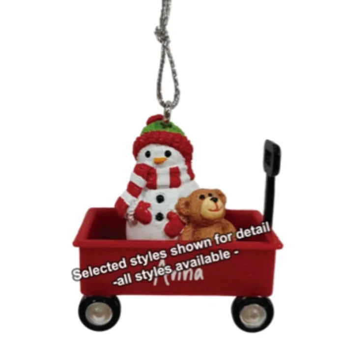 This charming Ganz Cameron Christmas Ornament brings a personalized feel to your Christmas tree and creates a festive display filled with warmth and holiday spirit.