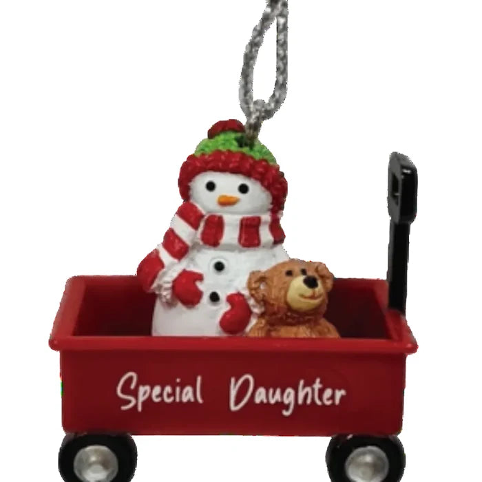 It makes a thoughtful gift from children, family, or loved ones. Enjoy this ornament year after year as a reminder of your love and appreciation.