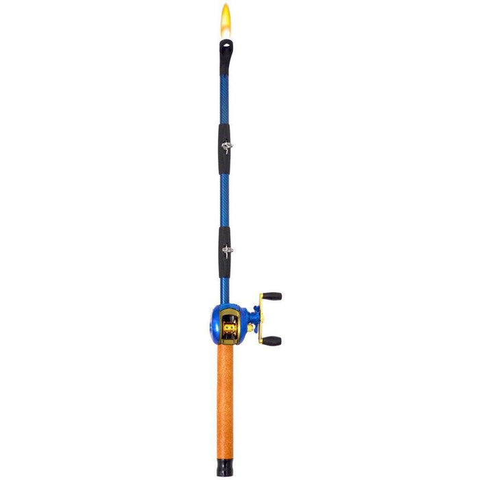 "Baitcast Fishing Pole BBQ Lighter -"