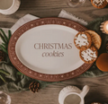 Gingerbread  Oval Cookie Tray