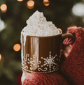 Gingerbread Stoneware Coffee Mug - Christmas Decor