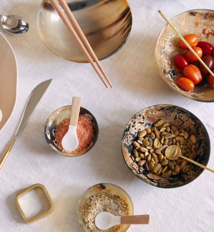 Gold Thin Mini Spoons, 4 in