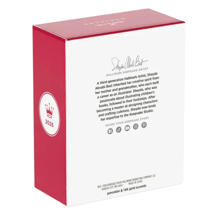 Hallmark 2026 Keepsake Artist box with red and white design