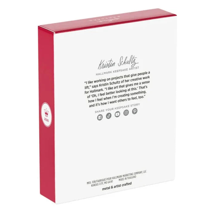 Hallmark Keepsake Artist box with text and branding on a white background