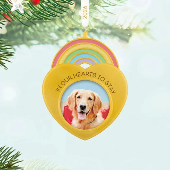 Hallmark : 2026 Keepsake  In Our Hearts to Stay Photo Frame Ornament (158)