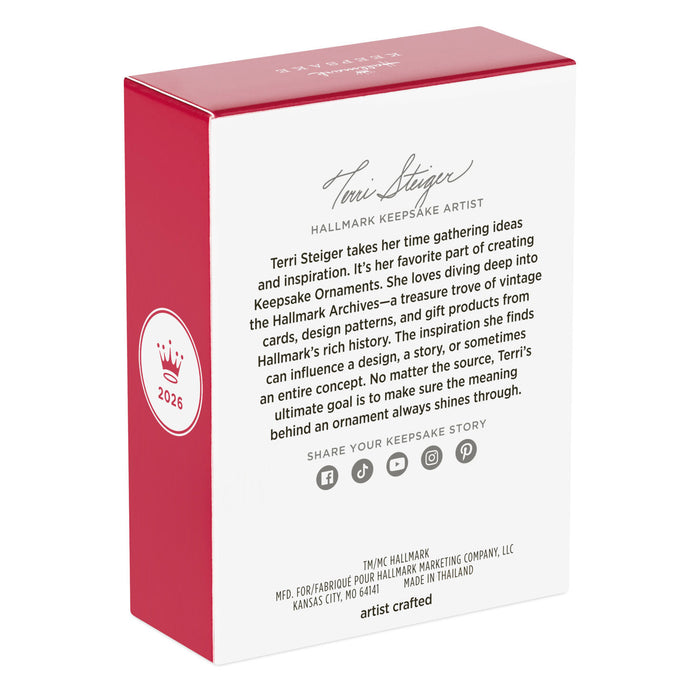 Hallmark : 2026 Keepsake Ruby Slippers™ THE WIZARD OF OZ™ (251)