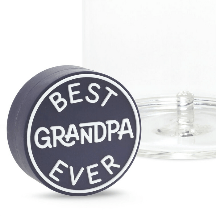 Hallmark : Charmers Best Grandpa Ever Silicone Charm, 1.7" H - Hallmark : Charmers Best Grandpa Ever Silicone Charm, 1.7" H