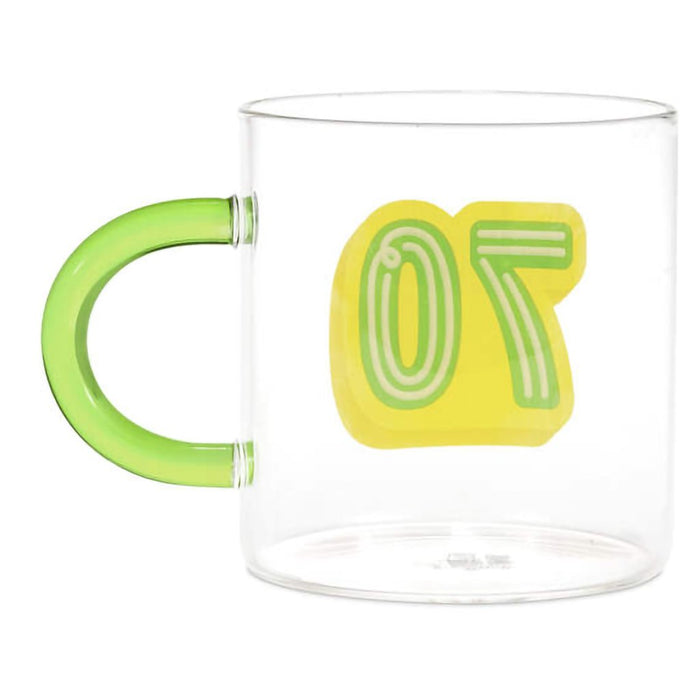 Hallmark : Glass 70th Birthday Mug, 17.5 oz. - Hallmark : Glass 70th Birthday Mug, 17.5 oz.