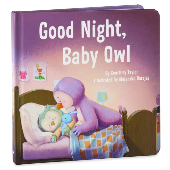 Children's book titled 'Good Night, Baby Owl' with illustrations on the cover.