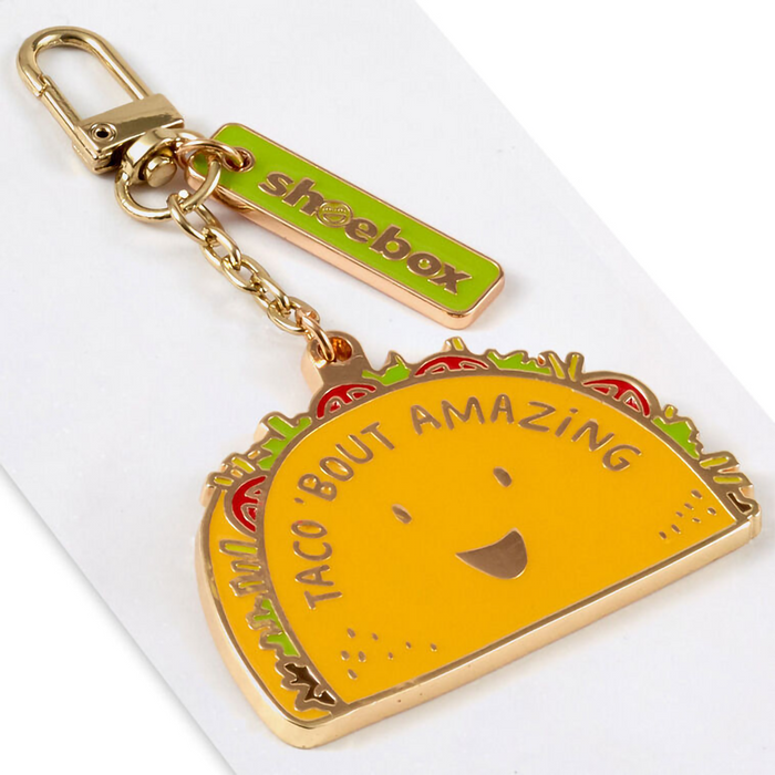 Hallmark : Taco 'Bout Amazing Taco Charm Keychain