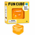 The Hape Fun Cube Orange Squishy Toy delivers bold, vibrant color and satisfying tactile feedback.