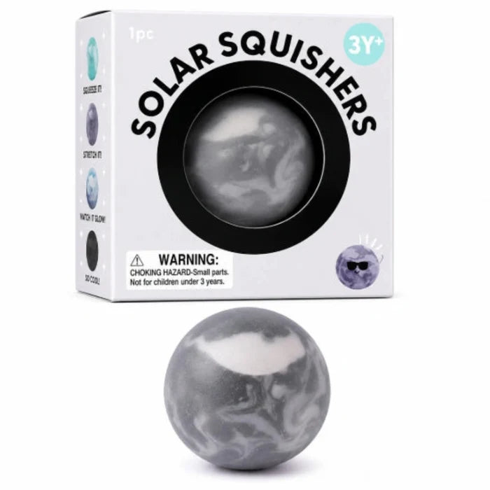 The Hape Solar Sphere Grey Sensory Squeeze Toy provides a fun and satisfying tactile experience for kids.