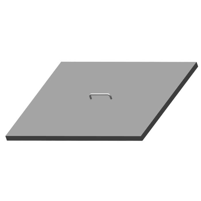 Hoshizaki HS-5071 Flat Lift-Off Stainless Steel Cover - 18 pan Mega Top opening