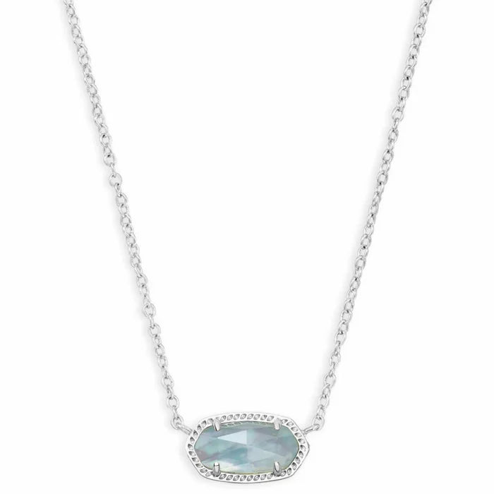 Elegant pendant surrounded by sparkling pavé accents.